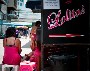 Outside Lolitas Pattaya Gentlemen's Club and Bar